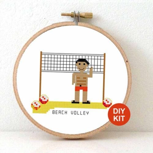 Studio Koekoek | Borduurpakket - Beach volley - m